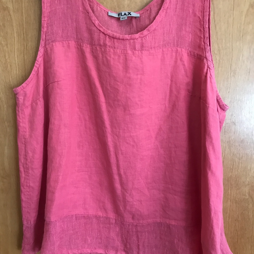 Flax 2G linen tank